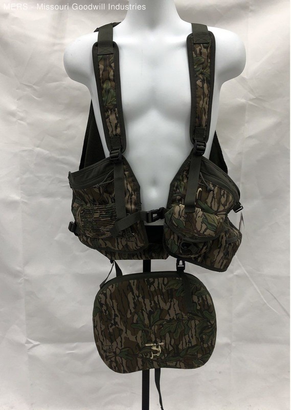 Ol' Tom Time & Motion Turkey Hunting Vest Camo One Size Fits Most NWT