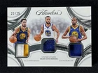 2024-25 Flawless Klay Thompson/Stephen Curry/Kevin Durant Triple Patches /25