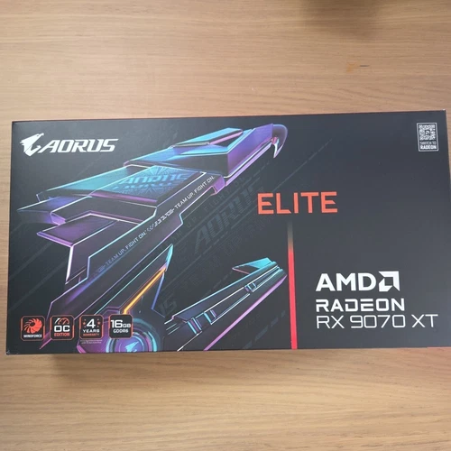 GIGABYTE AORUS Radeon RX 9070 XT ELITE 16G Scheda Grafica - 16 GB GDDR6, 256 bit