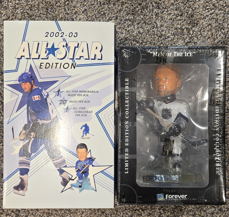 BAP 02/03 All-Star Edition  Men Of The Ice Limited Ed Bobblehead Peter Forsberg
