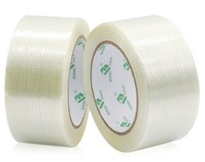Mono Filament Strapping Tape, 2 Roll 2 Inch x 35 Yards 5.5 Mil, Heavy Duty Tr...