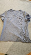 FIGS Catarina One-Pocket Scrub Top Women's XL PO2359 Gray Technical Collection