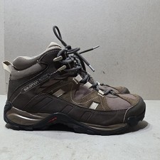 SALOMON WOMEN'S GORE-TEX MOUNTAIN HIKING BOOTS BROWN UK6.5 EU40