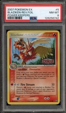Pokemon Blaziken EX Power Keepers Reverse Holo Rare #5 PSA 8