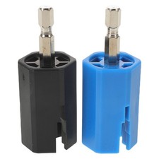 2 Pcs Guitar String Winder Drill Bit Plug Peg Puller Repair Accessories