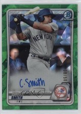 2020 Bowman Chrome Sapphire Edition Green 38/50 Canaan Smith-Njigba Auto 2d9