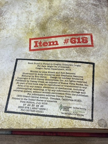 HC Gravity Falls Journal 3, Erstausgabe Alex Hirsch & Rob Renzetti (2016) LN - Bild 18 von 19