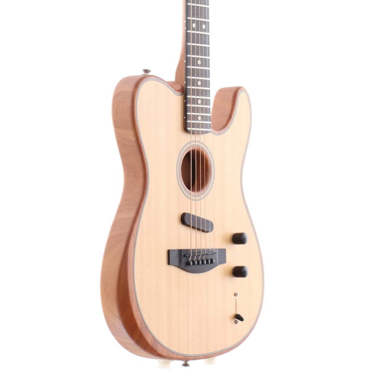Fender American Acoustasonic Telecaster Acoustic Electric Guitar Natural