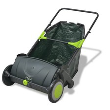 Outdoor Garden Power Lawn Sweeper Leaf Grass Collector Remover 103 L