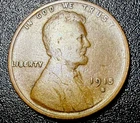 1915 S Lincoln Wheat Cent Semi Key Date VG Details