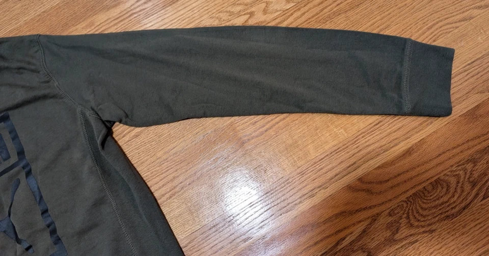 Puma Boy's Fleece Pullover | Size XL (18-20) | Army Green - Image 3 of 4