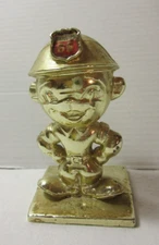 PHILLIPS 66 PETROLEUM GAS & OIL MASCOT OIL FIELD WORKER MAN FIGURINE PAPERWEIGHT