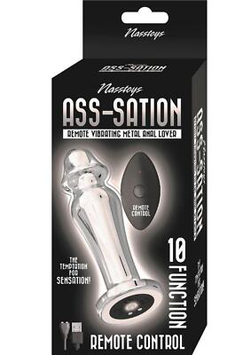 ass-sation remote vibrating p-spot plug ASS-SATION REMOTE VIBRATING P-SPOT PLUG-BLACK - #3137 main image 0