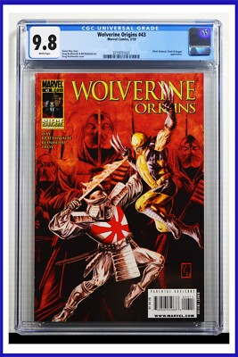 Wolverine Origins #43 CGC Graded 9.8 Marvel February 2010 White Pages Comic Book