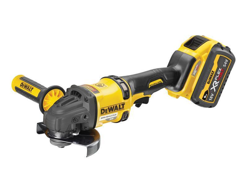 DEWALT DCG418T2 XR Flexvolt Smerigliatrice 125mm 54V 2 X 2.0Ah Ioni DEWDCG418T2