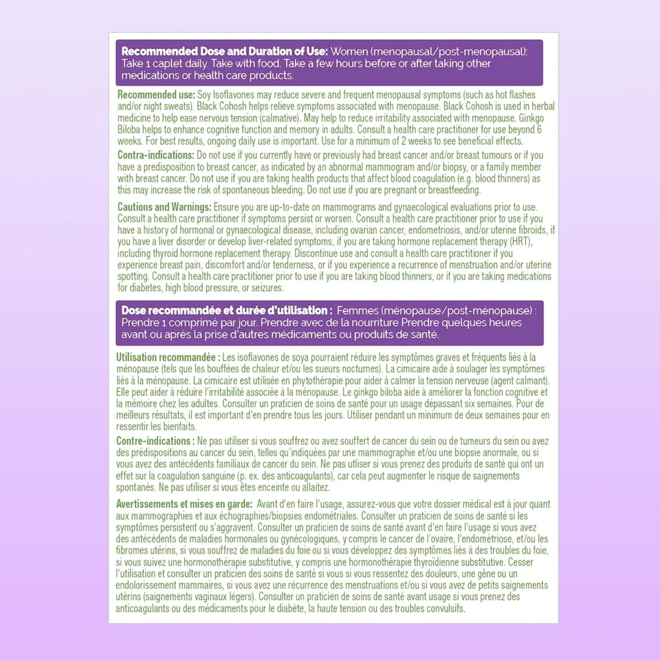 Estrés, estado de ánimo y memoria Estroven para aliviar la menopausia, 30 cápsulas, Foto 3 de 4