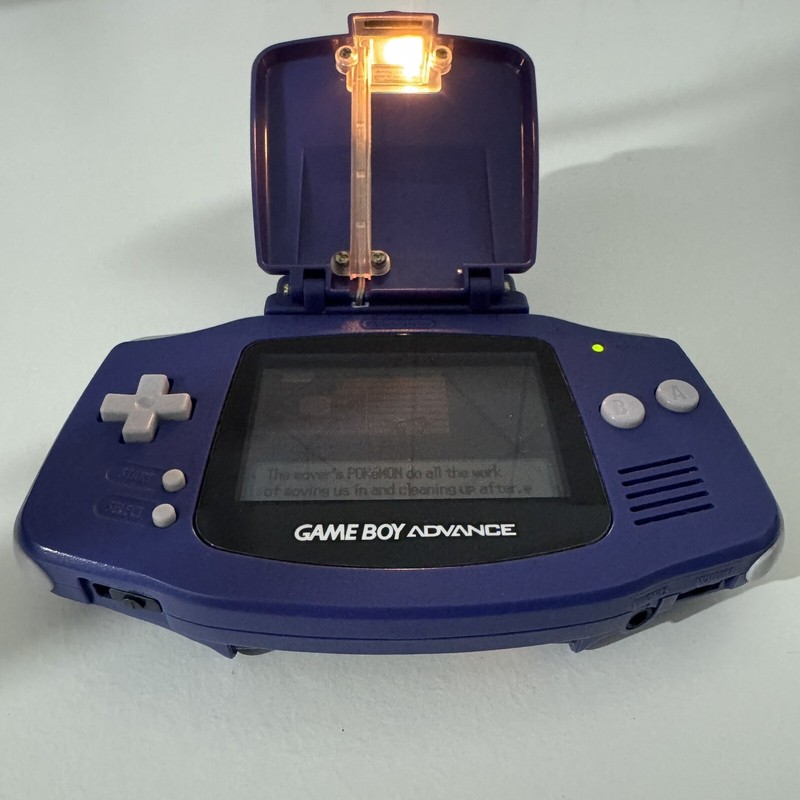 Nintendo Game Boy Advance Purple Handheld System - See Description