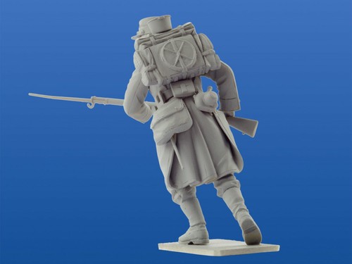 Infantería Francesa (1914), Primera Guerra Mundial 4 Figuras Modelo Kit Escala 1/35 ICM 35682 - Imagen 8 de 12
