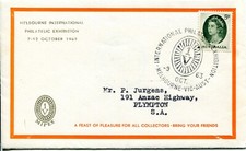 1963 Melbourne International Philatelic Exhibition-Souvenir cover Orange APM1790