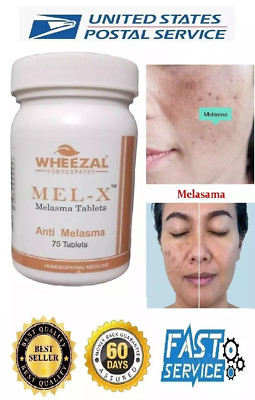 Wheezal Homeopathy Mel-X (75 Tablets) for Skin Pigmentation,chloasma,melasmma