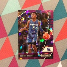 Ashton Hagans RC /149 kentucky timberwolves purple ice 2020-21 Prizm Draft Picks