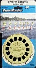 Cypress Gardens Water Ski Show FLORIDA 3d View-Master 3 Reel Packet - Full Color