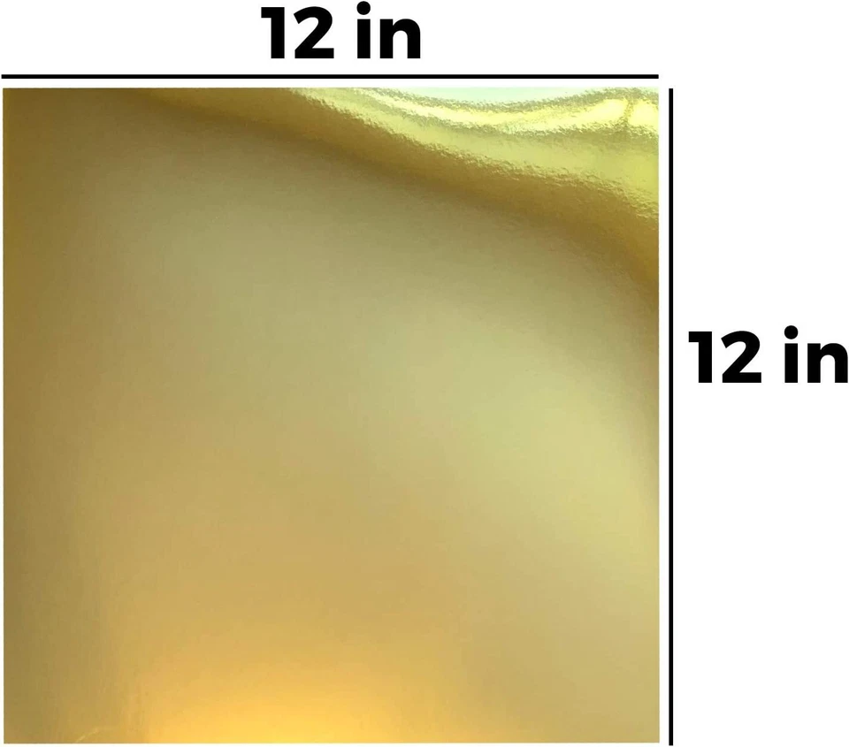 RECOLLECTIONS Signature 12" x 12" GOLD MIRROR FOIL Cardstock  Paper  - 2 sheets - Image 2 of 4