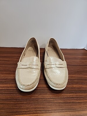 Caprice 9-24251-28 Sparkling Gold Patent Caprice Moccasins UK 6 EUR 39