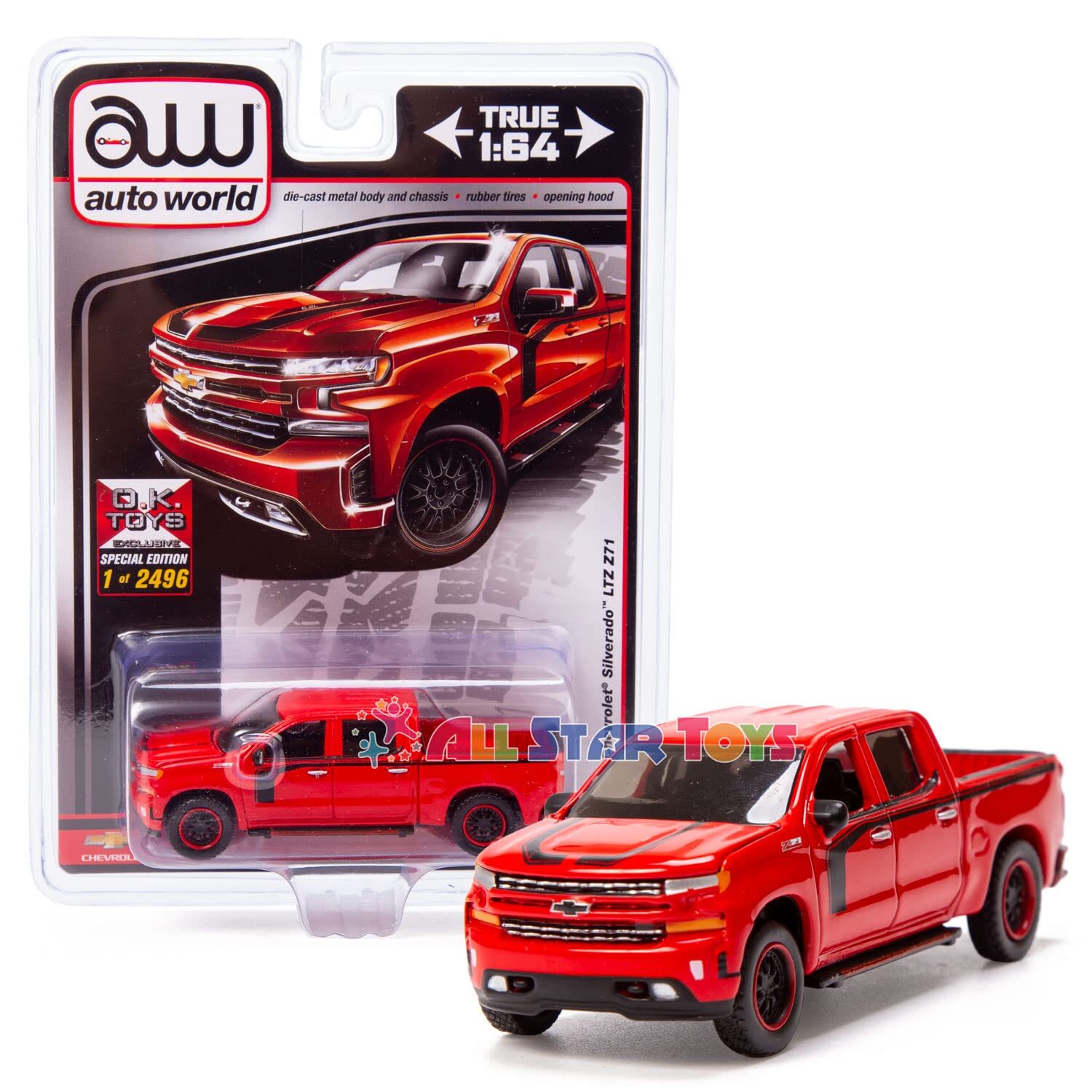2019 Chevrolet Silverado LTZ Z71 Red Limited Edition - Only 2496 Made Worldwide