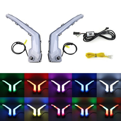 LED Signature Lights Turn Signals RGB For Can Am Maverick X3 XDS XRS 2017 2018 - Bild 2 von 12