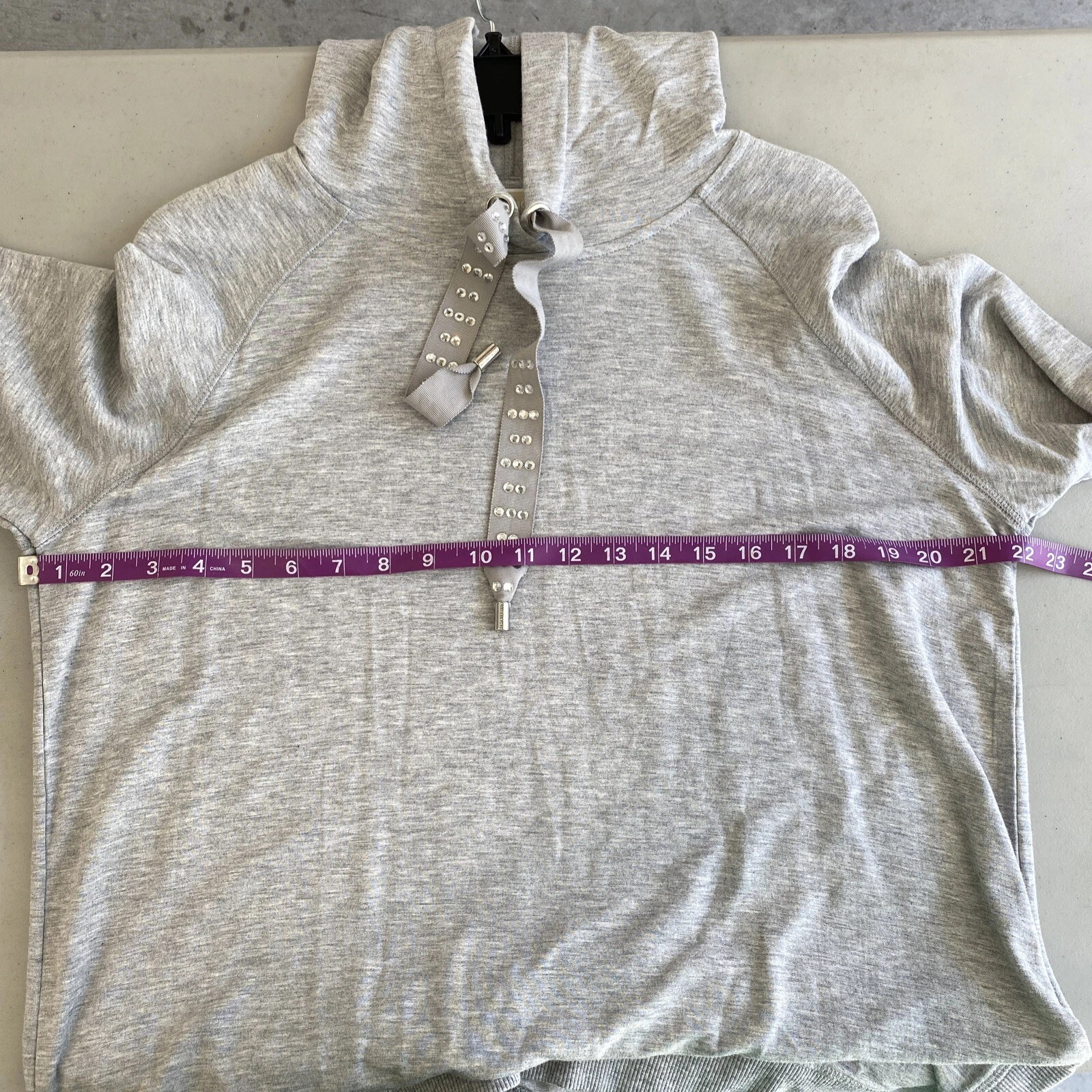 Felpa con cappuccio Michael MICHAEL KORS Basics maglia L Pearl Heather