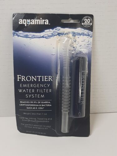 Aquamira Frontier Emergency Water Filter System 67005 Filters Up To 20 Gallons - Afbeelding 1 van 4
