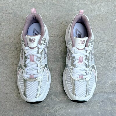 New Balance 530 White Silver Ice Wine MR530SGC Size 10 Mesh Running Sneaker Buy New Balance 530  main image 3