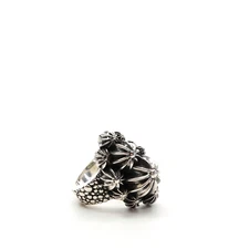 King Baby Studio Cacti Cactus Cluster Ring Fine Silver .925 Size 8