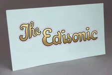 PRE CUT THE EDISONIC WATER SLIDE DECAL for EDISON DIAMOND DISC PHONOGRAPH