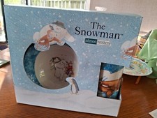 Zestaw śniadaniowy Johnson Brothers Snowman. W pudełku. Miska, kubek i talerz