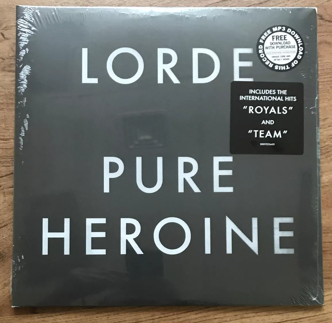 Lorde - Pure Heroine LP [Vinyl New] Sealed Record Album +Mp3.