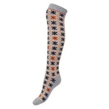 Socks Ladies Long Soft Wool Blend Women's US 6-9 Warm Loungewear Gift Flowers