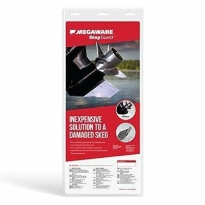 MEGAWARE SKEGGUARD Skeg Protector 27091 EVINRUDE E-TEC 135-175-200HP XL Shaft...