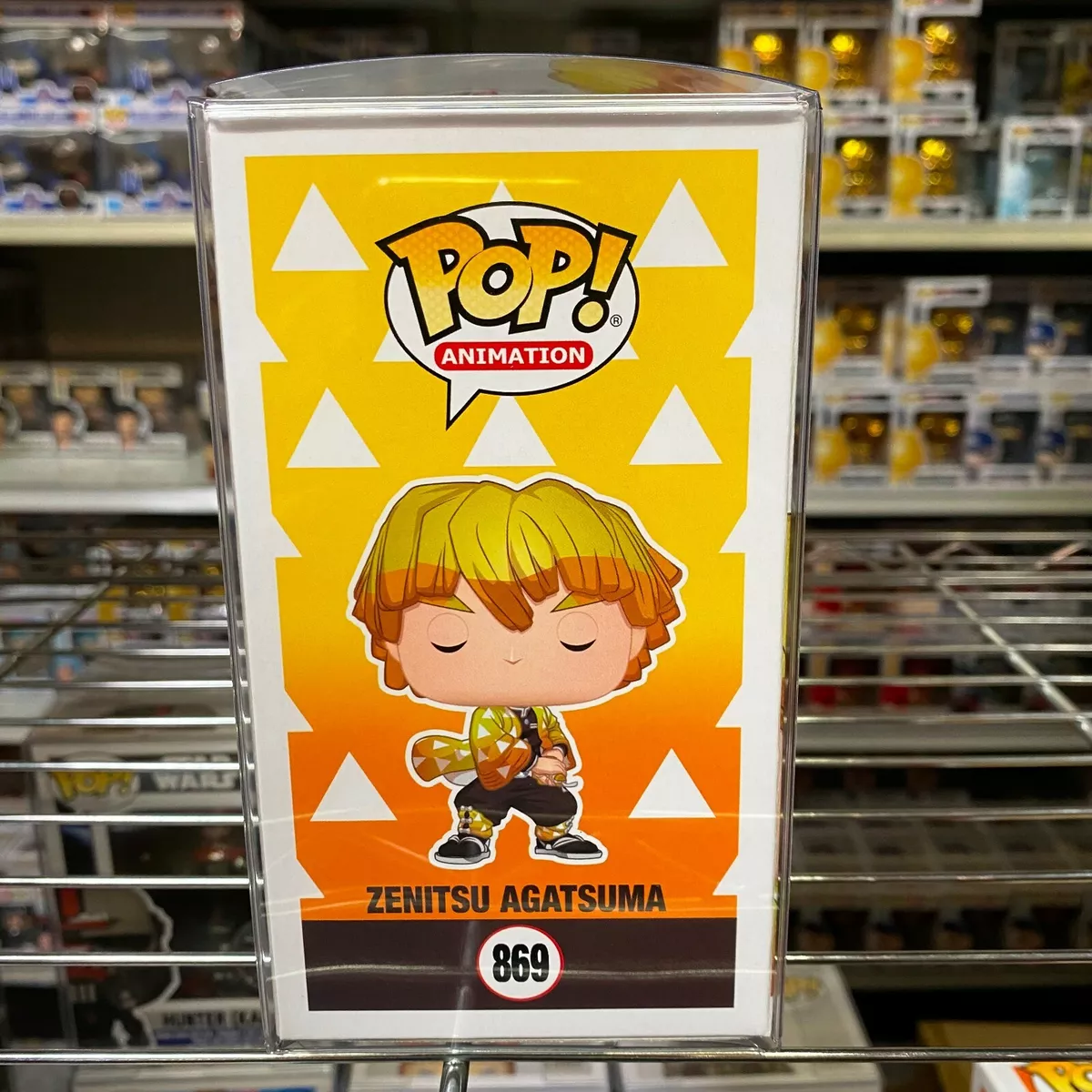 Funko POP Animation: Demon Slayer - Zenitsu Agatsuma, Multicolor, 3.75 inches