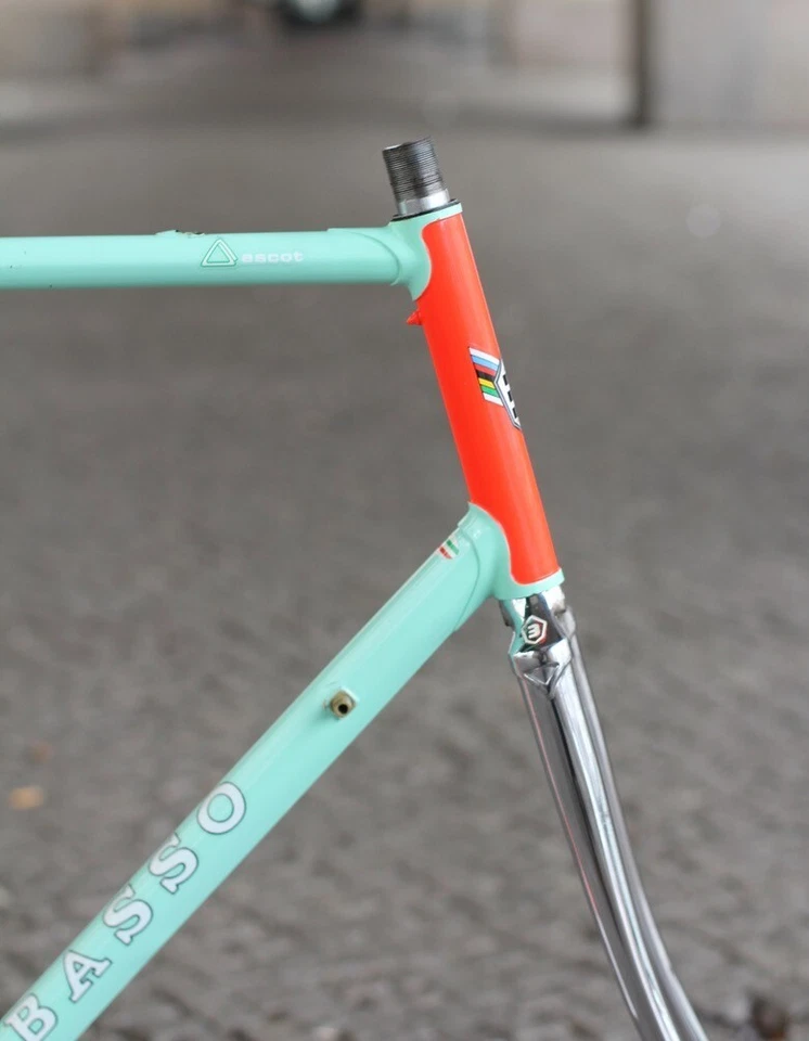 Basso Ascot Columbus MS Frame / 62 cm / Celeste Neon Orange / Multishape loto - Bild 2 von 4