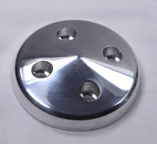 Aluminum Short Water Pump Pulley Nose Cover SWP For 1955-1968 SBC Chevy 283-350