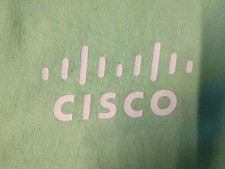 Vintage Delta Green Graphic Cisco System Cotton Crew Neck T-shirt Adult Size L