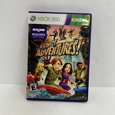 Kinect Adventures (Microsoft Xbox 360, 2010) Family Games Arcade Simulator