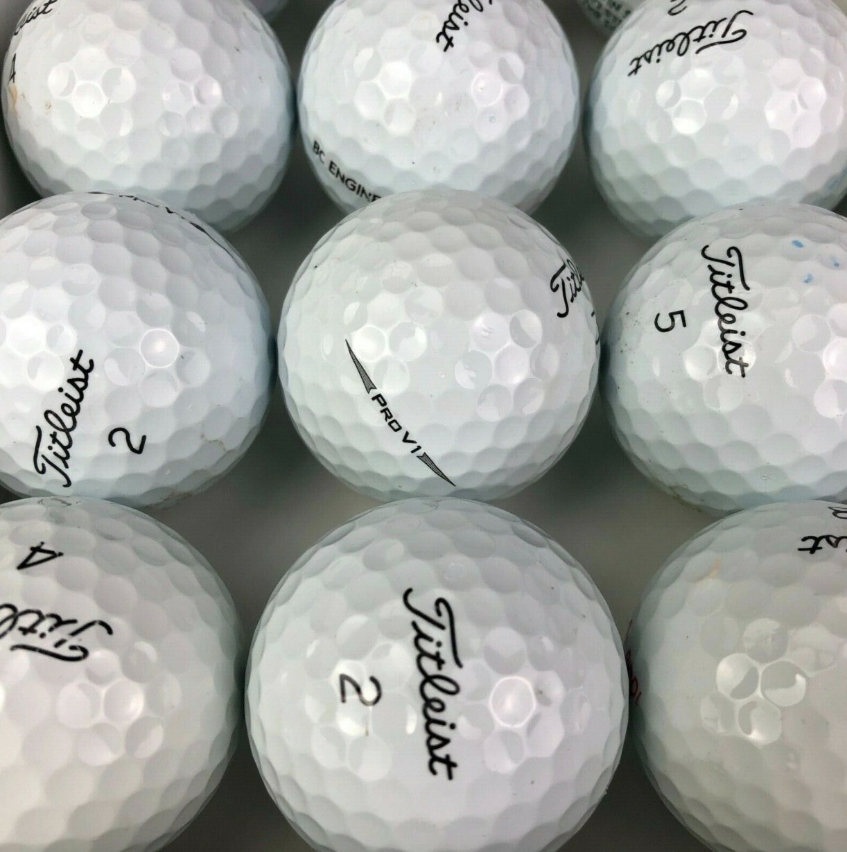 Hit Me Again - Pro VI - Rewashed Golf Balls - 12 Premium Rewashed Balls