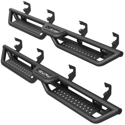 Running Boards for 2019-2026 Chevy Silverado Sierra Crew Cab Drop Side Step Bars