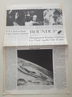 Roundup Houston NASA Manned Spacecraft Center November 8th 1968 Vol. 8 NO. 2