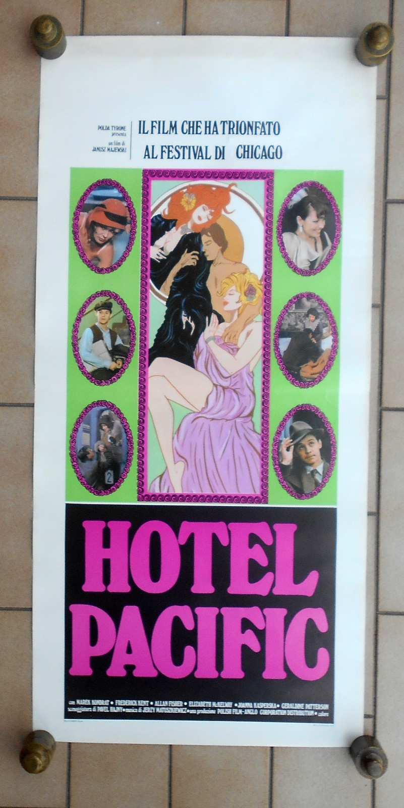 Locandina originale film HOTEL PACIFIC (1978) - Regia di Janusz Majewski
