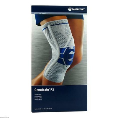 GENUTRAIN Kniebandage Größe 3 – Titan-Farben, 1 Stück Für Stabile Unterstützung