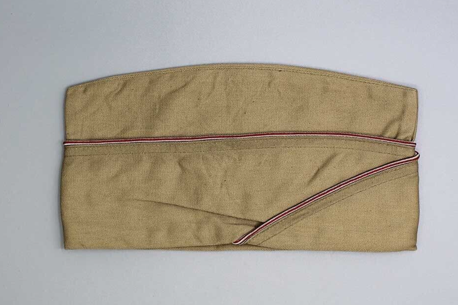 US Army M1950 Engineer Garrison Cap Tan Size 6 3/8 HU571